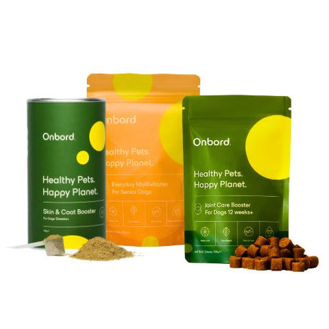 Senior Multivitamin + Joint Care Booster + Skin & Coat Booster