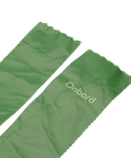Onbord eco-friendly waste bags featuring easy tie handles, ideal for versatile waste management on the go.