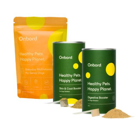 Senior Multivitamin + Digestive Booster + Skin & Coat Booster